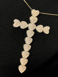Cross set chain pendant